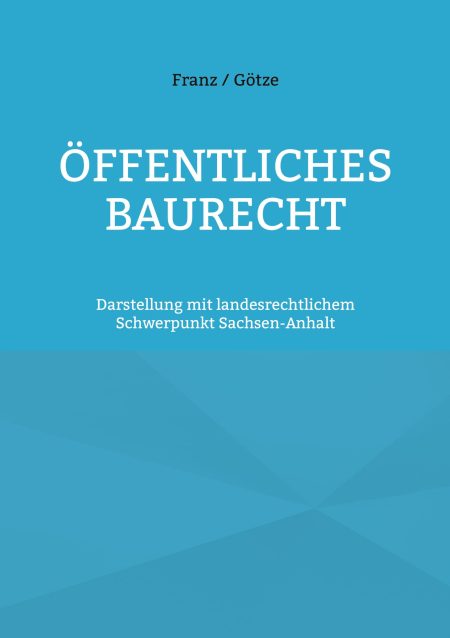 Cover Buch - Öffentliches Baurecht